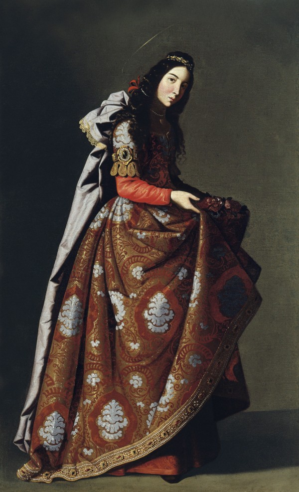 Portrait of Santa Casilda by Francisco de Zurbaran
